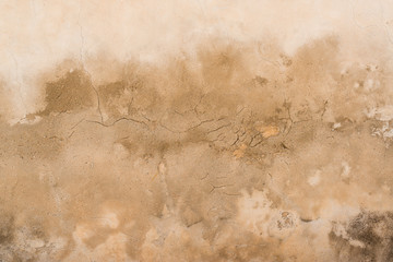 Closeup wall texture desing,  cracked by erosion. Concrete bulding.