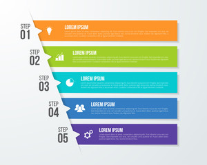 Infographic template for business, education, web design, banners, brochures, flyers, diagram, workflow, timeline. Vector illustration.