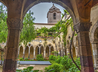 San Francesco cloister in world famous Sorrento