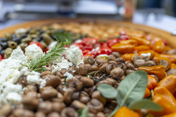 Fingerfood - Pilze Paprika Käse