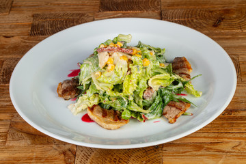Delicious duck salad