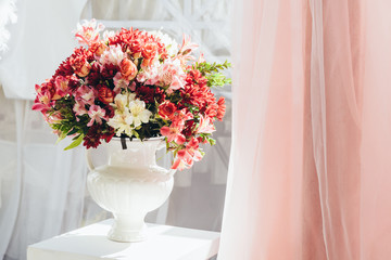 Obraz na płótnie Canvas wedding decor, bouquet and accessories 