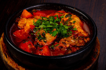 Georgian cuisine Chahohbili