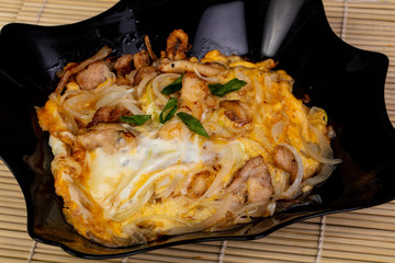 Delicious plate of donburi