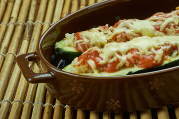 Beef Stuffed Zucchini Boats