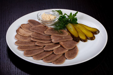 Tasty beef tongue
