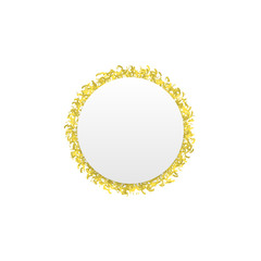 Golden confetti background