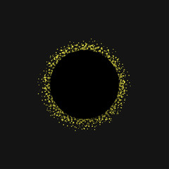 Golden confetti background