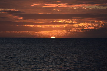 Fototapeta premium Couché de soleil