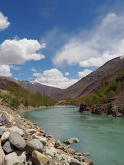 Indus river in Leh, India