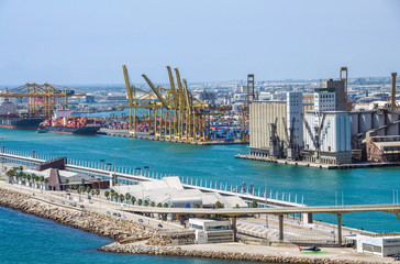 Industrial Port for freight transport