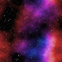 Night seamless universe texture, sky with more color and stars