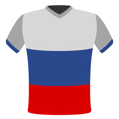 Flag t-shirt of Russia