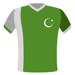 Flag t-shirt of Pakistan