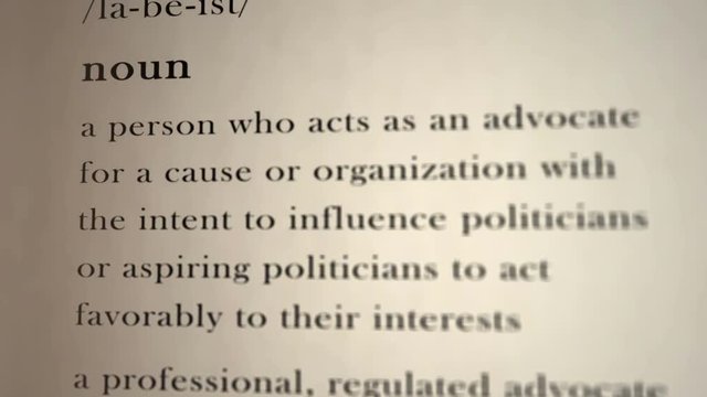 Lobbyist Definition