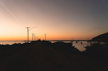 Sunrise at the pier