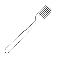 fork cutlery isolated icon