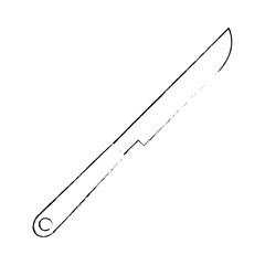 knife cutlery isolated icon