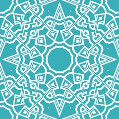 Unique, abstract geometric pattern. Seamless vector illustration. For design, wallpaper, happy background