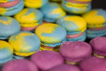Colorful French Macaroons