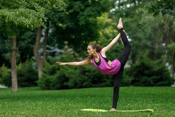 woman doing stretching exercises