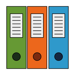 office files organiser icon vector illustration design