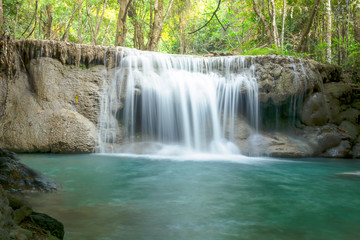 Fototapeta na wymiar Huay mae Ka Min waterfall in Thailand