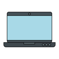 laptop computer isolated icon vector illustration design