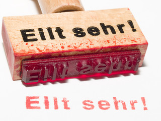 Detailansicht eines Stempels 