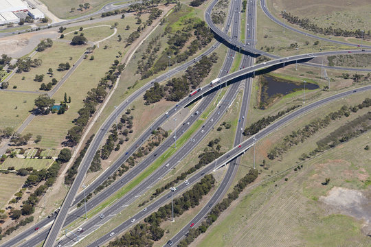 Highway Road Aerial