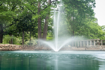 Fountain long exposure