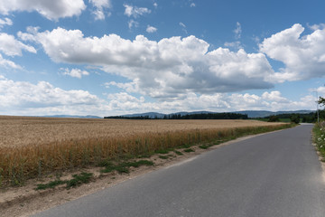Fototapeta na wymiar Landscape views near Turcianske teplice in Slovakia