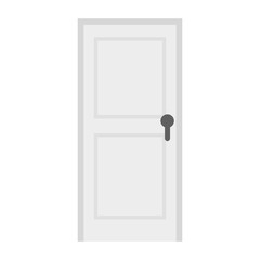 door wooden isolated icon vector illustration design