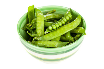Fresh green peas