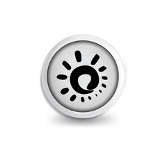 sun icon vector. vector icon template