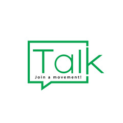 Talk Logo Text template. logo vector element