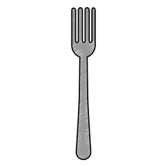 fork cutlery isolated icon vector illustration design