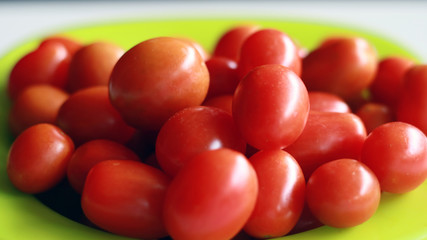 Fototapeta na wymiar Cherry tomato from Lembang, West Bandung, Indonesia.