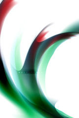 Naklejka premium Holographic paint explosion design, fluid colors flow, colorful storm. Liquid mixing colours motion concept, trendy abstract background layout template for business presentation, app wallpaper banner