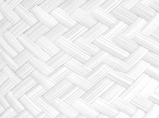 White rattan texture, detail handcraft bamboo weaving texture background.