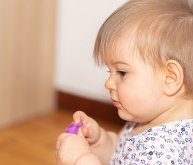 Portrait Of Sweet Litle Baby Girl 3