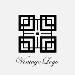 Obraz premium Art deco logo