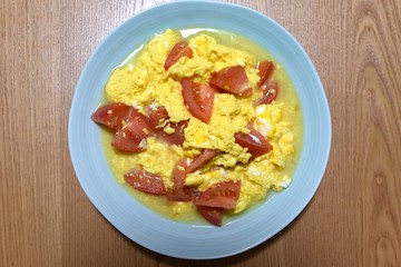卵とトマトの炒め物