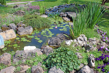 design of the garden, Park for walks