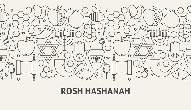 Rosh Hashanah Banner Concept