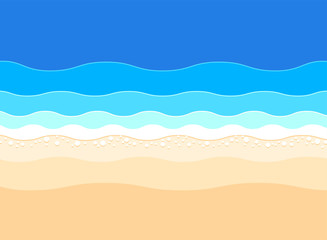 Vector Sea Design Illustration Concept