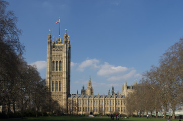 Fototapeta na wymiar The Palace of Westminster