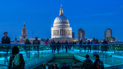 Millennium bridge in London