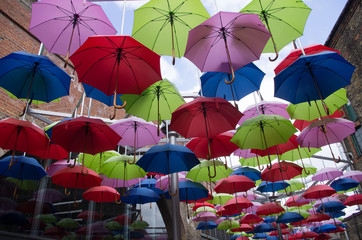 Fototapeta na wymiar Umbrellas 
