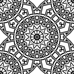 Abstract Vector seamless pattern with abstract geometric style. Repeating sample figure and line. For modern interiors design, wallpaper, textile industry